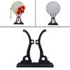 Elegant Chinese Style Bamboo Fan Stand Holder Bracket Rack Stand for StablesStylish Desktop Decoration Home Office Decor