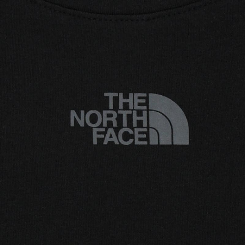 The North Face Women S Shirred Long Sleeve Round Tee Black Nt7tr80l