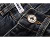 Women's High-Waist Retro Straight Jeans - Spring/Autumn 2025, Plus Size, Floor-Length, Wide Leg, Slimming Fit