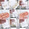 Fashionable Real Gold Electroplated Circle Earrings for Women's Simple Twisted Earrings Temperament High-end and Versatile Earrings