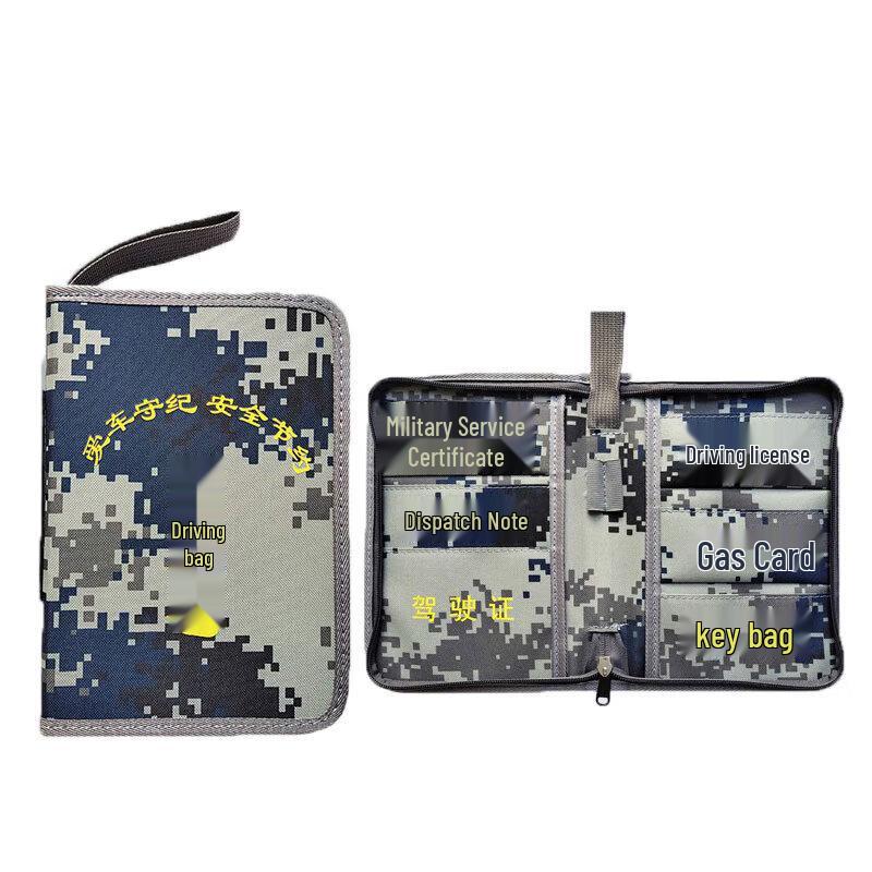 Suhuawei Air Force Camo Driver s Document Bag