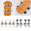 Classical Style Ukulele Tuning Pegs Machine Heads Replacement 2L + 2R Tuners with Mouting Screws Easy To Install