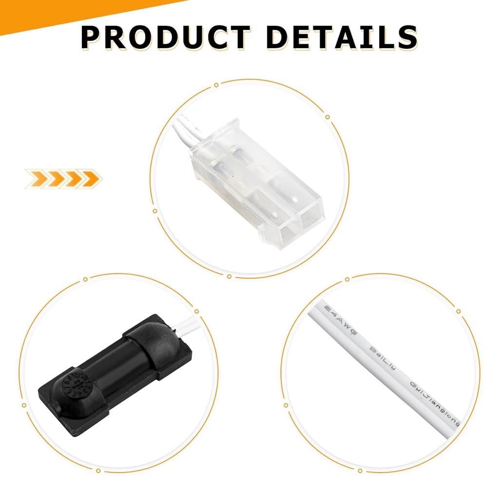 629409 Replacement RV Refrigerator Thermistor Sensor Compatible with Norcold Refrigerators, Fresh Food Thermistor Fits for Norcold Refrigerator