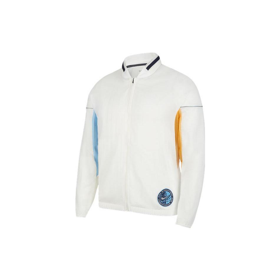Nike Jackets Men's Sail White Baseball Collar Moderate Other DM4780-133