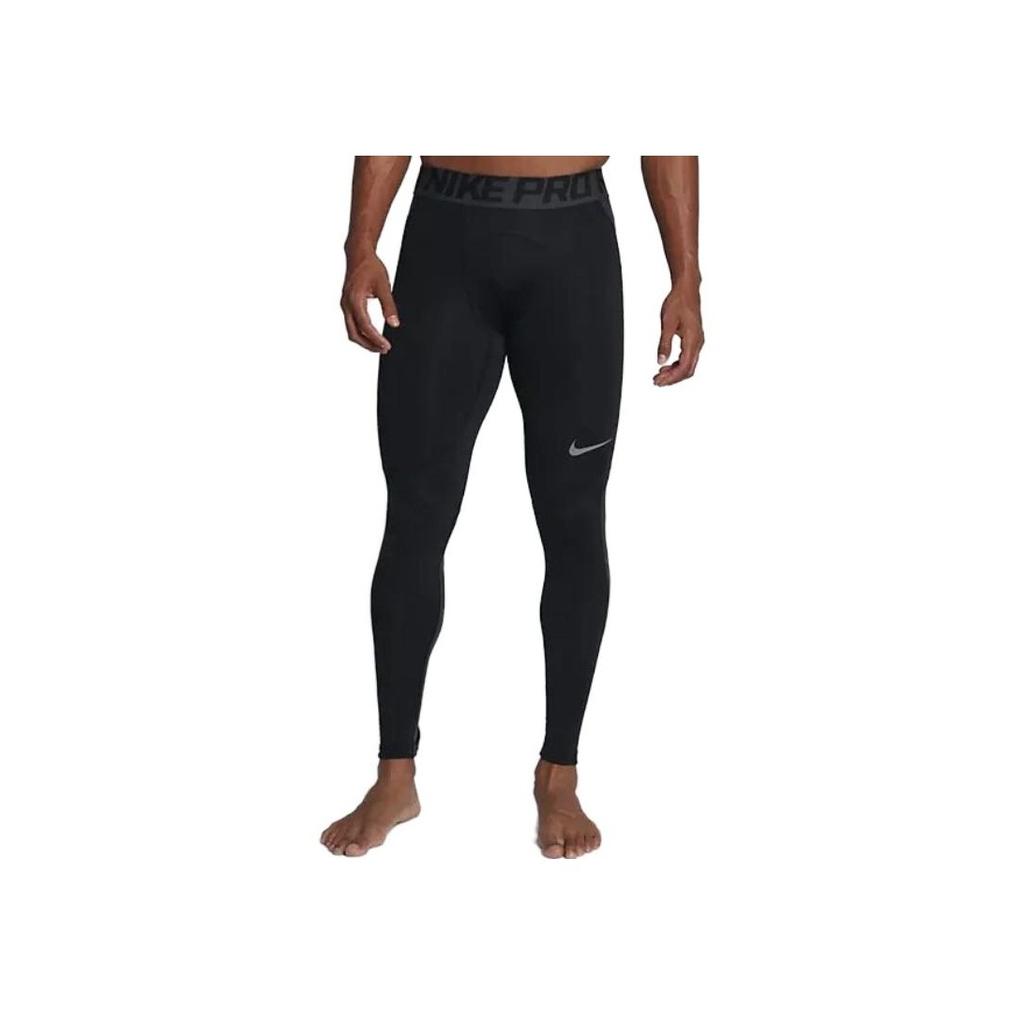 Nike Logo Print Warm Training Tight Retro Sports Pants Knitted Men Pants Black 838016-010