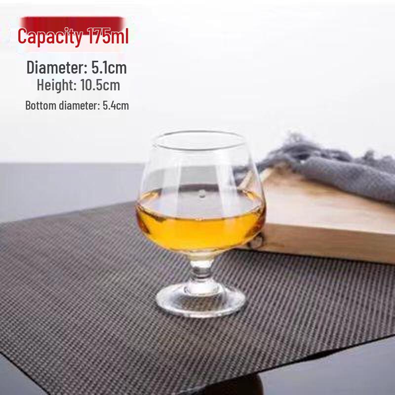 ZISIZ Handmade Short-Stem Brandy & Wine Glass