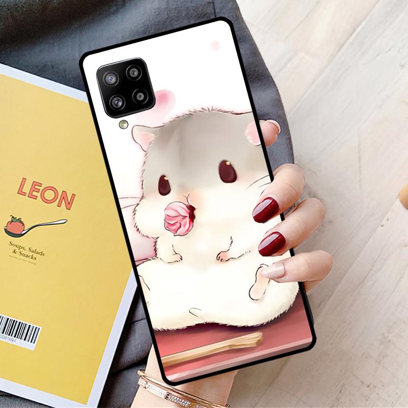 Rabbit mouse Hamster For Samsung Galaxy A15 A35 A55 A36 A56 A26 A16 A22 A32 A52 A54 A34 A53 A33 A13 A06 A05 Case