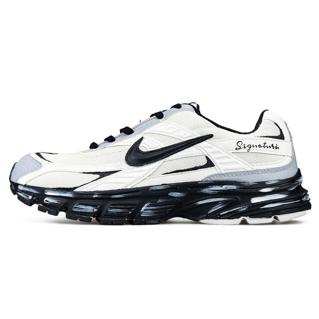 Nike Initiator Abrasion Resistant Running Shoes Unisex Black White Gray 394055-100(Team1455-1LD)