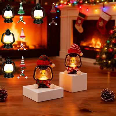 Christmas Hat And Scarf Handheld Night Light