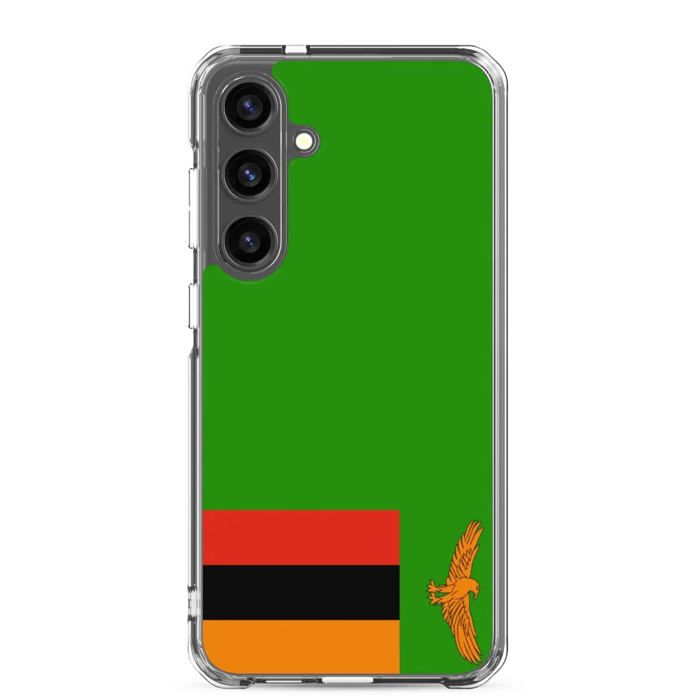 Coque Téléphone Drapeau Zambie - Samsung Galaxy S24 Ultra