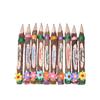 Thai Handcrafted Creative Wood Pencil Keychain for Students