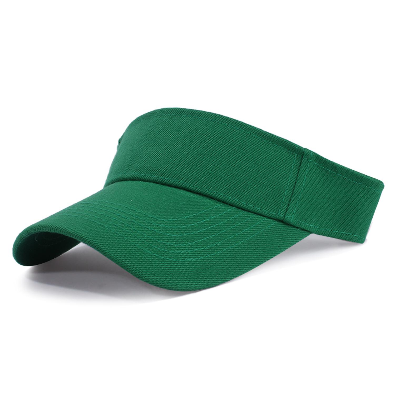 1 Stück strukturierter Rand, schnell trocknender Sonnenvisierhut für Damen, leichter Sonnenschutz-Sportvisier zum Laufen, Golf, Tennis, Pickleball Adjustable blue