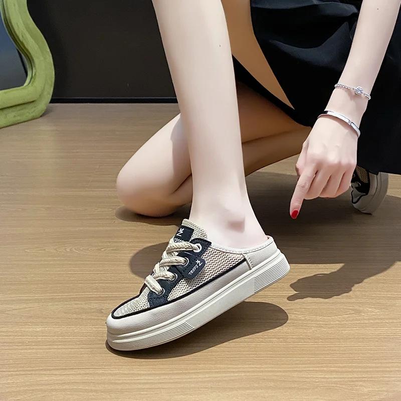 Fashion Zimni Fall Women Thick Heeled Shoes Sports Brand Shoes Heels Shoes Sneakers Funky Wide Fit Tenismasculine Funky High-tech