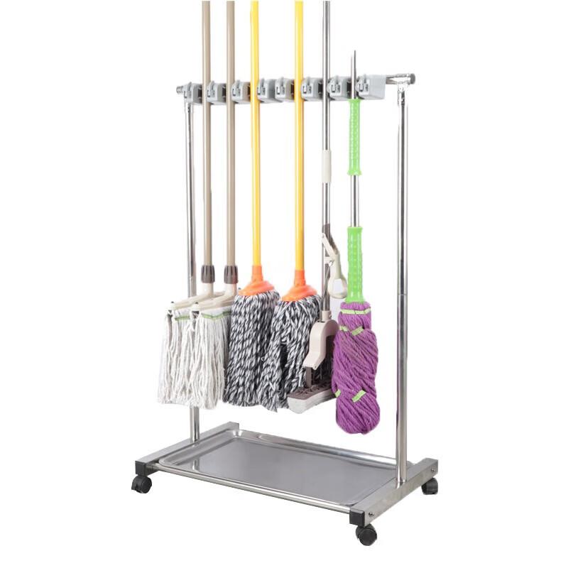 Moli Stainless Steel Mop and Tool Storage Rack