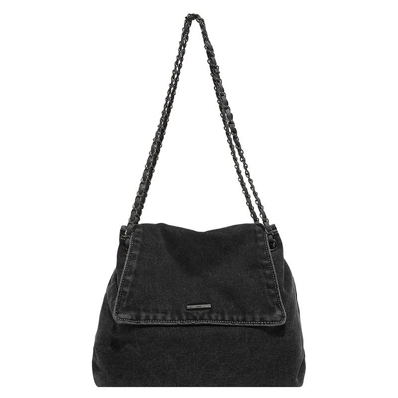 Korean Style Large Capacity Water Bucket Bag With Stitching Details For Daily Use