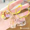Transparent Acrylic Cat Hair Storage Capsule Keychain Ornament