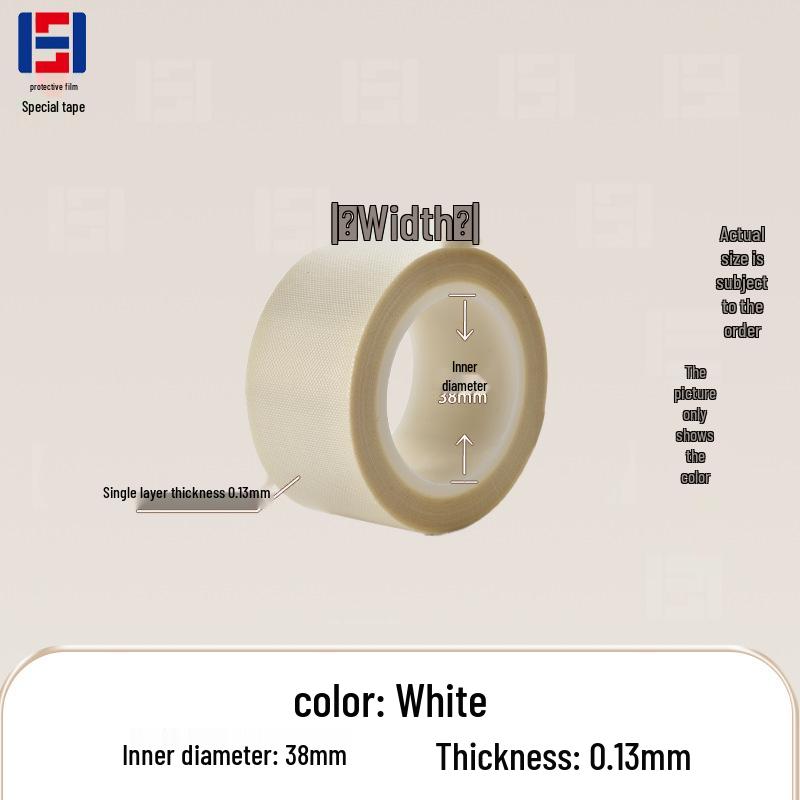 PTFE High Temp Resistant Black/White/Brown Teflon Adhesive Tape - Heat Insulating & Sealing Tape
