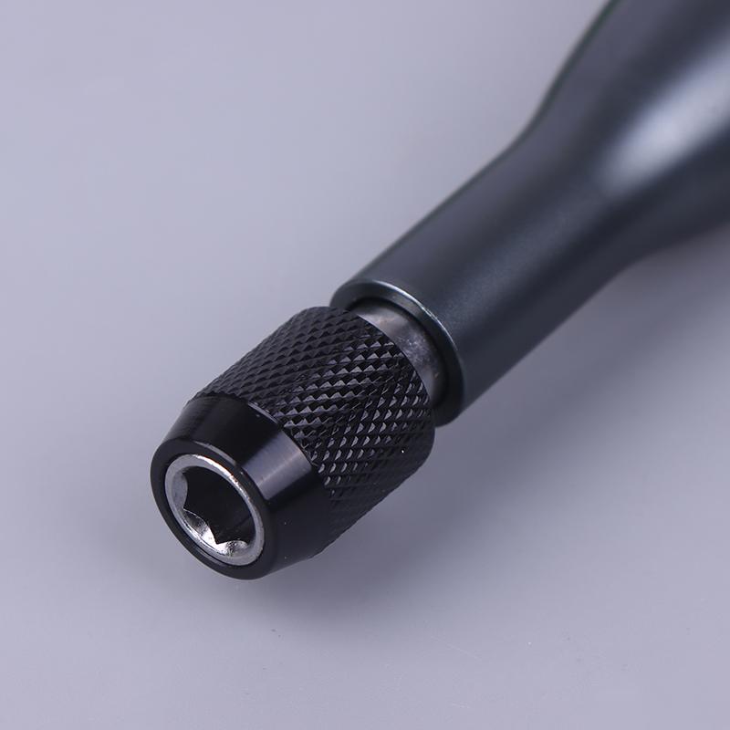 Přesná rukojeť z hliníkové slitiny pro bity s dříkem 1/4" Pohodlný mini šroubovák 6,35mm držák Opravné otevírací nástroje