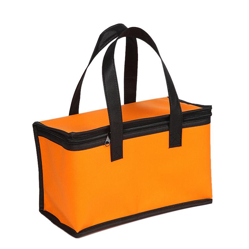 Bærbar lunsjkjøler Ølleveringsveske Sammenleggbar Isolert Piknik Kjøleelement Matpose Termisk Veske Drikkeholder Isolerte Vesker