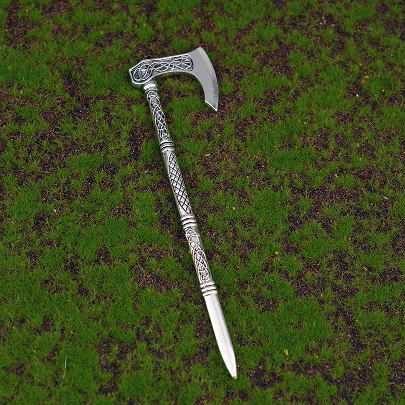 

Этик Дракон Палочки для волос Серебряный Топор Меч Аксессуары для волос Ведьма Змея Тройная Луна Пентаграмма Заколка Шпилька для волос