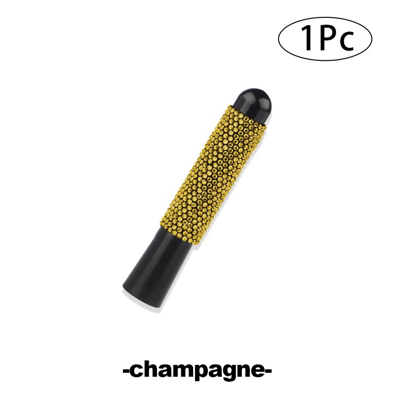 Universal 8cm/3.14in Car Antenna Crystal Diamond Auto Retrofit Decors Contains 4 Screws 2 Gaskets Bling Car Accessories