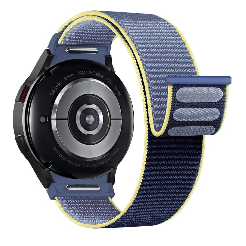 No gaps Band For Samsung Galaxy Watch 7 6 FE 4 Classic 5 pro 44mm 40mm 47mm 45mm Nylon Loop bracelet correa Galaxy Watch 7 Strap