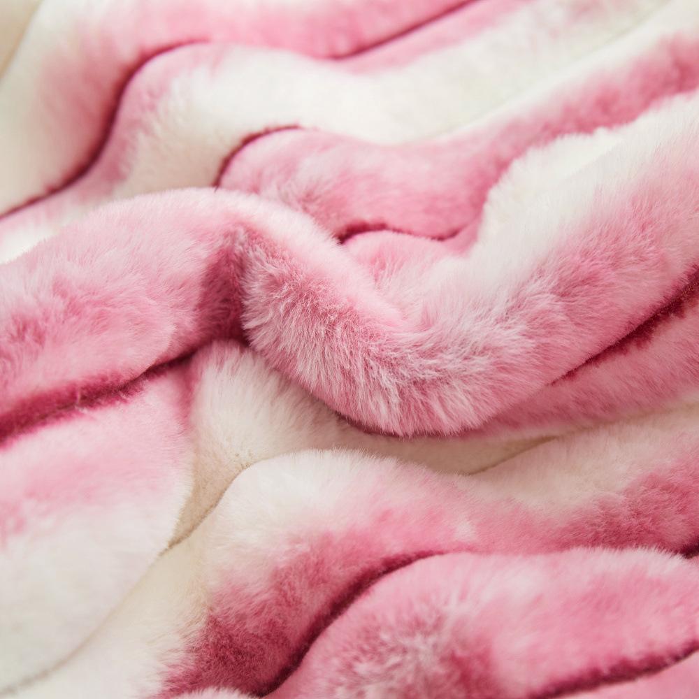 PV Plush Bedside Cushion Soft Bag Geometric Striped Square Sofa Back Cushion