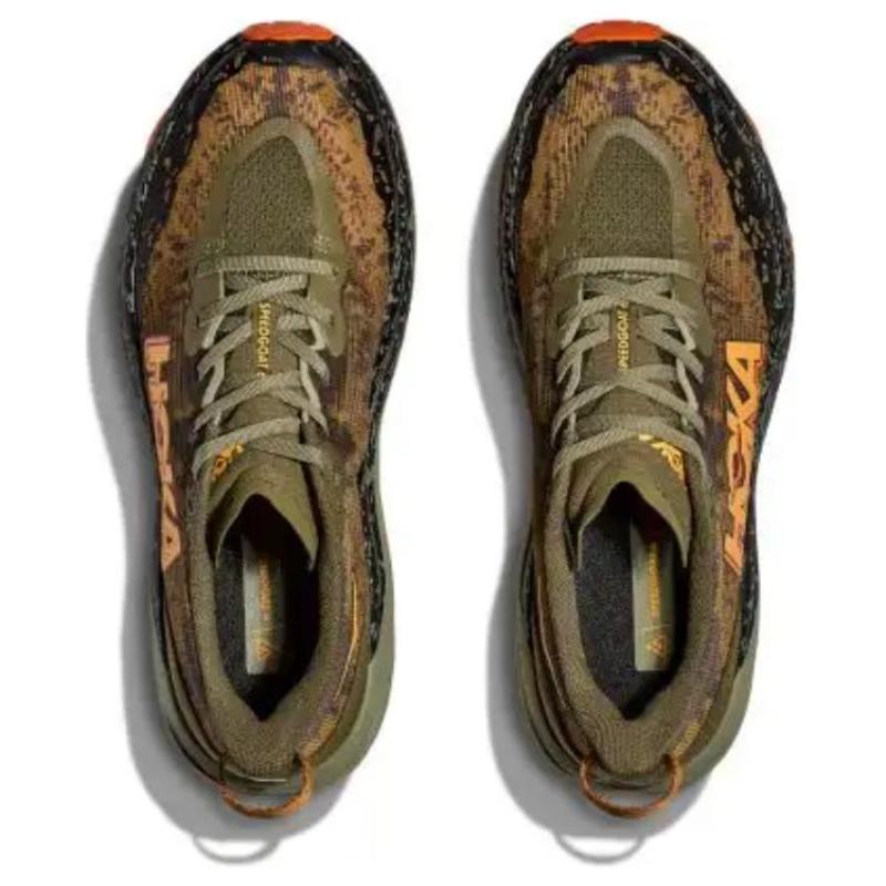 HOKA One One Speedgoat 6 Protiskluzové Odolné Nízké Běžecké Boty Pánské Olivové Tenisky 1147830-AQL