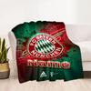 Bayern Munich Fan Gear Personalized Text Blanket Lightweight Customizable Blanket Ultra-Soft for Chair Picnics Bed Office Chair Ideal for All Seasons