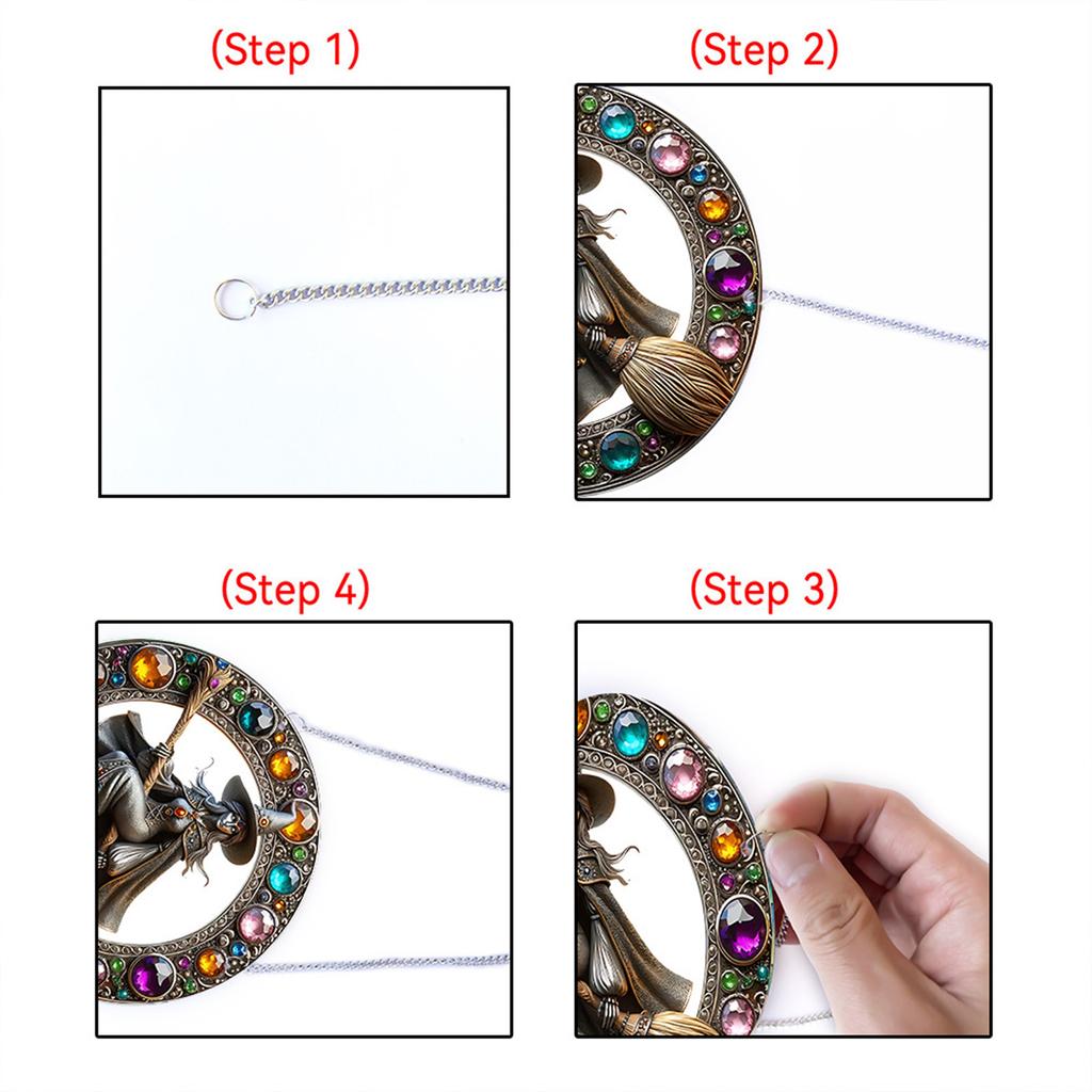 Halloween Decorative Pendant Window Sun Capture Decoration, As A Gift Decorative Pendant, Festive Atmosphere Pendant