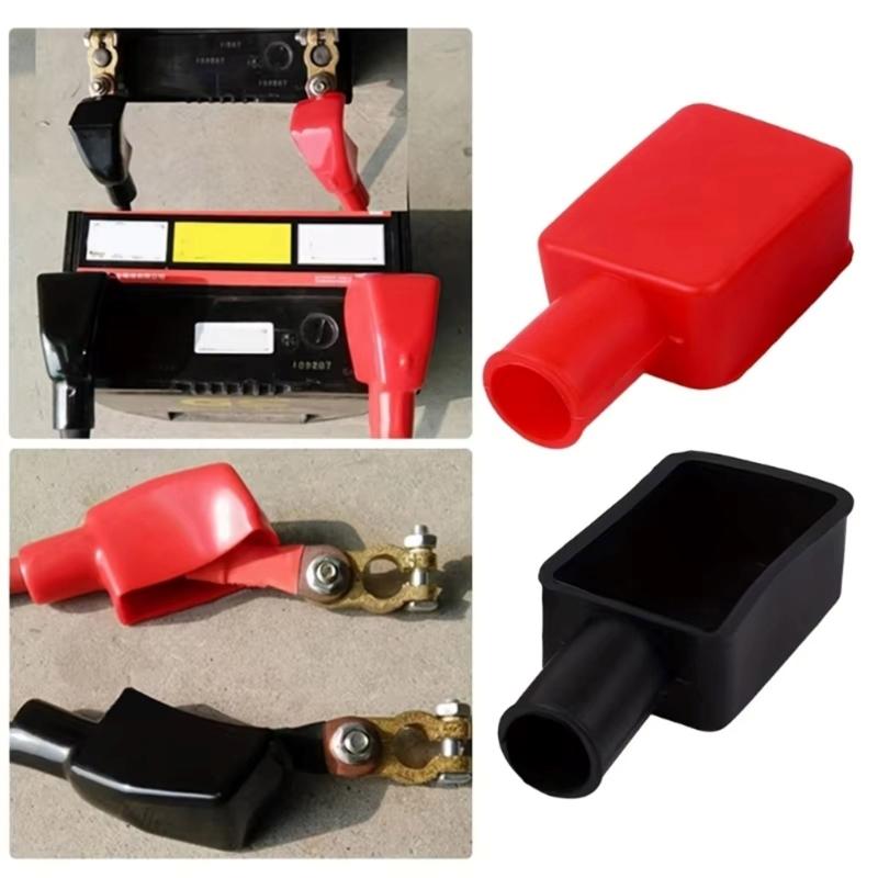 Corrosion Resistant Acid Leak Proof Silicone Terminal Protectors Cap Insulated Design for Vehicle Battery Maintenance