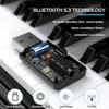 Transmitter Receiver, BT USB Adapter, Wireless Audio Transmitter for TV to Bluetooth Headphones, Low Latency, Power by USB for PC /Car Sound System