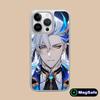 Game GI Neuvillette Silver Plating Magsafe Mobile Phone Case for iPhone 17 16 15 14 13 12 11 Air Pro Max Plus Colorful Cover