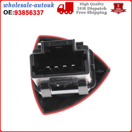 HAZARD WARNING LIGHT SWITCH For VAUXHALL LAGUNA VIVARO TRAFIC RENAULT 93856337