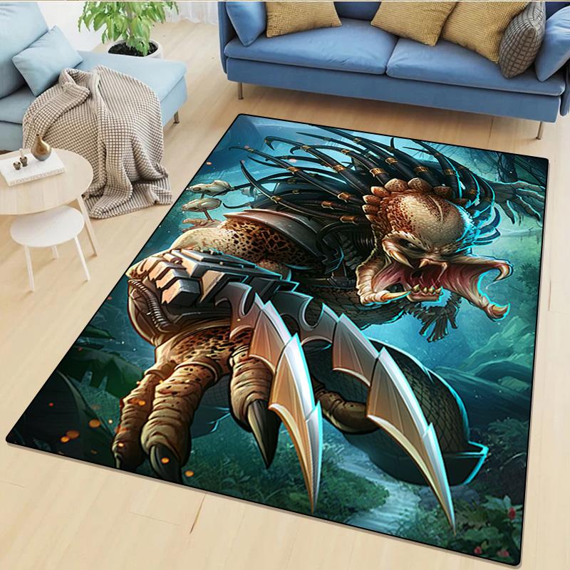 1 Stück Der Predator Druckteppich - Heimdekoration Teppich Für Wohnzimmer Schlafzimmer Bodenbelag Computerstuhl Bereichsteppich