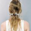 AWESOME NEEDS HANDICRAFT HAIR PIN_RIBBON_CREAM (Set of 2)