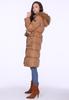 WOMEN' DOWN WINTER COAT WITH ECO FUR