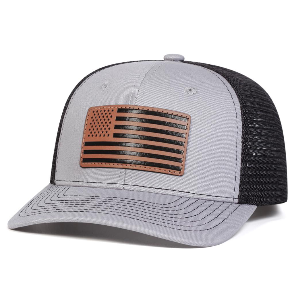 Net Baseball Label Leather Flag American Neutral Gender Women  Men For 1Piece Caps Spring And Summer Outdoor Adjustable Casual Hats Sunscreen Hat