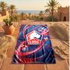 LOSC Lille FC Print Microfiber Beach Towel Quick Dry Absorbent Large Towel For Beach Swimming Travel