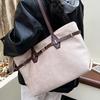 Autumn new bag retro fashion casual shoulder bag commuter underarm bag portable large capacity tote bag