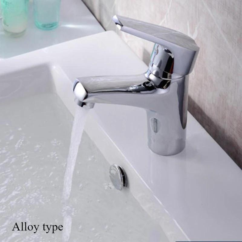 Bathroom Faucets Hot and Cold Mixer Faucets Vanity Bathroom Kitchen Deck Mounted Bathroom Single Lever Sink Faucets