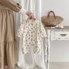 Ins Spring Baby Girl Doll Collar Printed Princess Jumpsuit Fresh Style Baby Girl Photo Shoot Romper