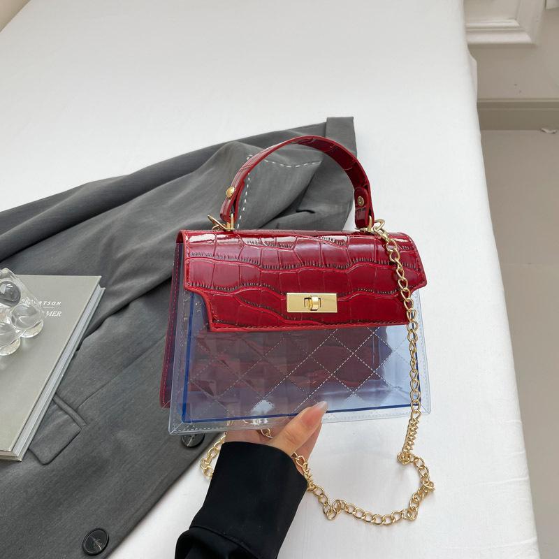 

Летняя популярная универсальная высококлассная темпераментная нишевая дизайнерская красивая портативная наплечная сумка-мессенджер женская красный