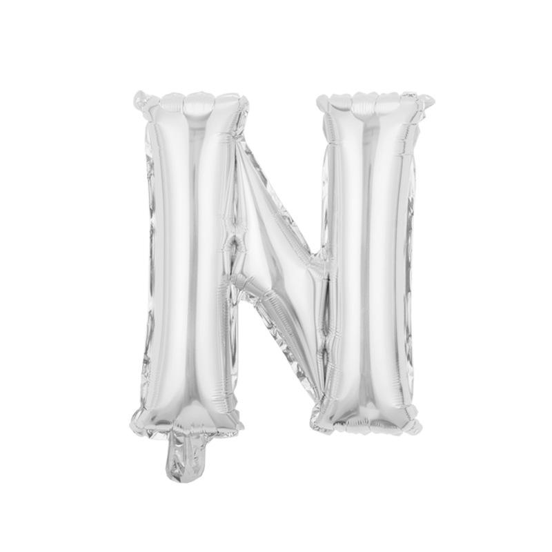 Skinny 32-Inch Rose Gold Letter Balloon Birthday Party Decoration Aluminum Film Balloon Silver Gold Helium Floating In The Air