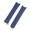 Gummi-Uhrenarmband für Omega für Seamaster 300 Armband 20mm für Speedmaster AT150 Taucherarmbänder Schwarz Blau Silikonarmband