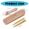 Tailors Clapper Set with Bone Pen and Seam Roller Pressing Tool Fabric Accessories Tailors Sewing Tool
