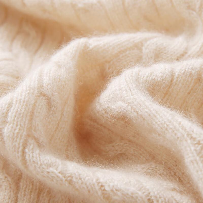 Komon Boca 2025 Women's Hooded Cable Knit Cashmere Cardigan