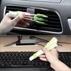 Double Ended Mini Dust Blind Cleaner, Car Vent Window Blind Detail Brush, Keyboard Cleaner, Hand Held Magic Brush Blind Duster