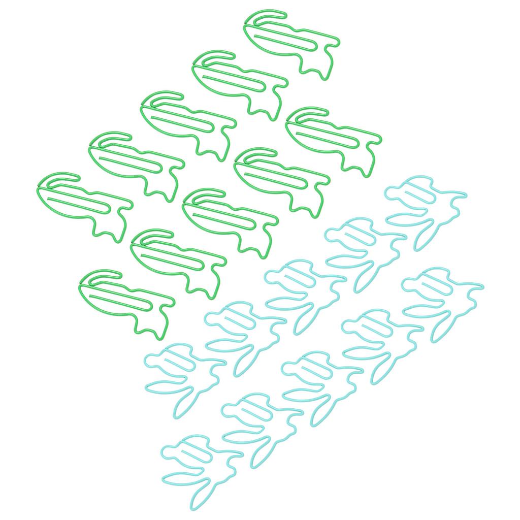 100 Pcs Cute Paper Clips Animal Shaped Fun Bookmark Document Organizing Clips Funny Bookmark Planner