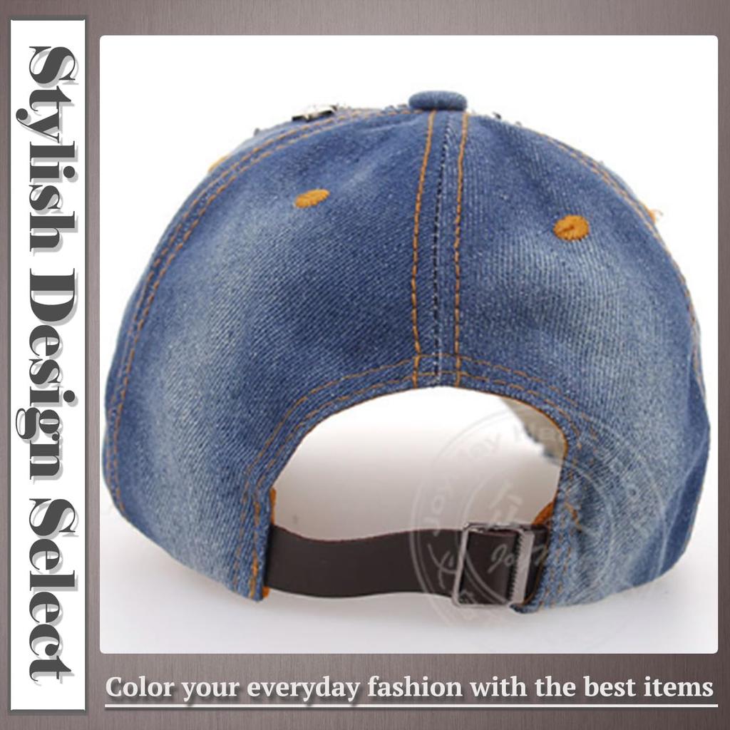One Limitation Denim Star Night Sky Distressed Outdoor and CP273 Cap, Design, Style, Men's Women's, (Blue)